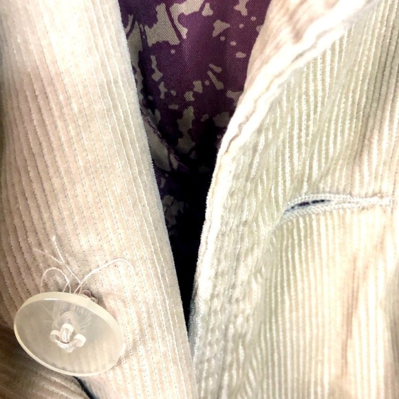 Sonoma tan/ beige coat corduroy lined with polyester fill coat / jacket size L - Picture 5 of 14